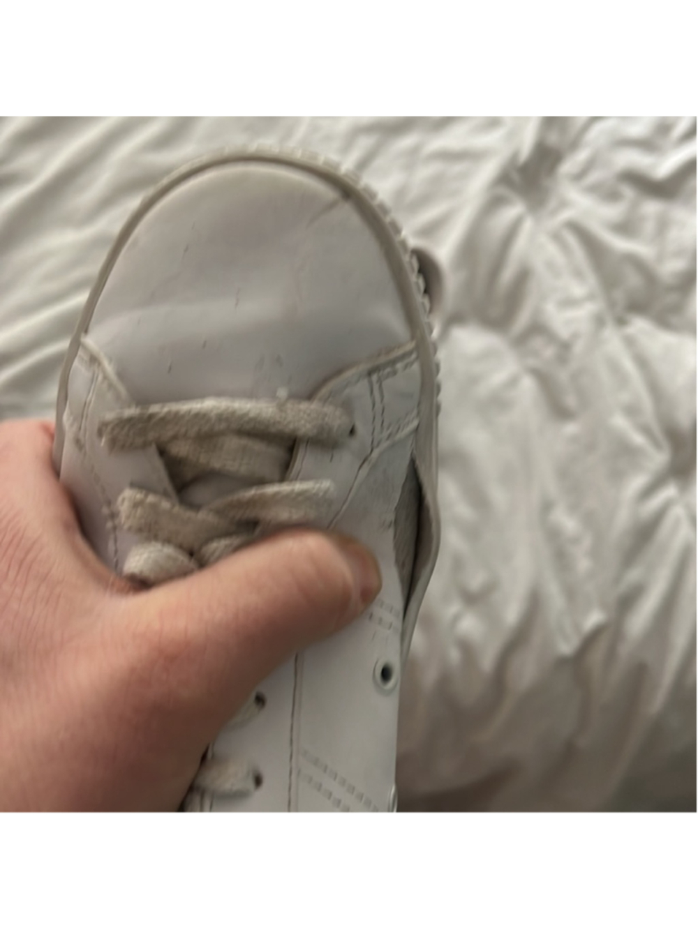 FILA white sneakers, Size 7 - Picture 3 of 7